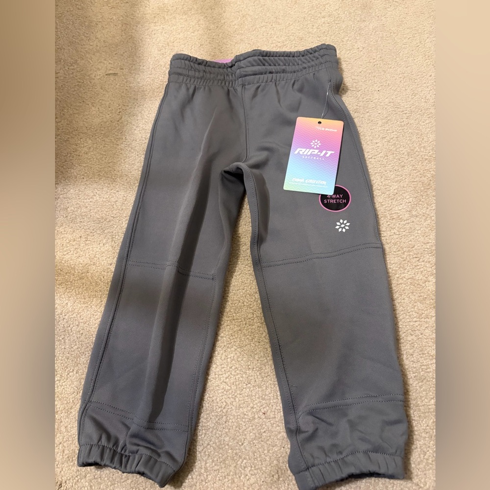 Rip-It Kids Gray Softball Pants
